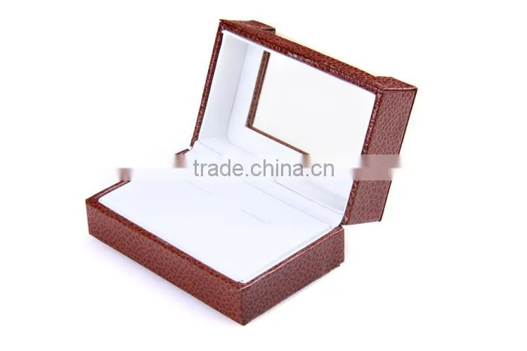 Custom transparent top cufflink box, paper box