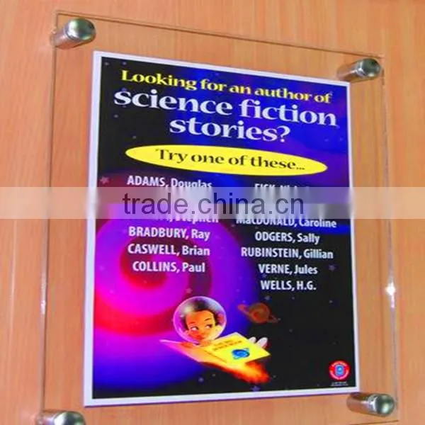 Hot sale acrylic frameless photo picture frame