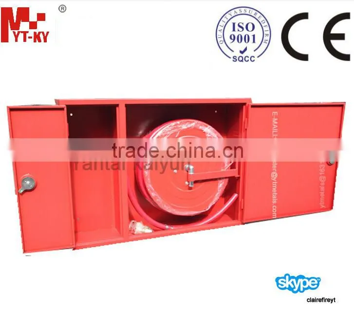 Steel Fire Hose and Fire extinguisher Cabinet with two doors