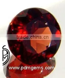 Garnet Loose Wholesale Gemstone For Pendants Portugal 7MM Round Garnet Wholesale Gemstone Faceted