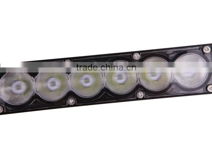 22inch single row off road 100w super slim led light bar 5w each USA chips spot/flood/combo beam thin light bars