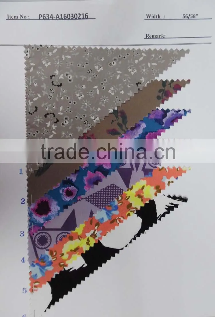 cotton printed shirting fabrics for women P6448-A16030217