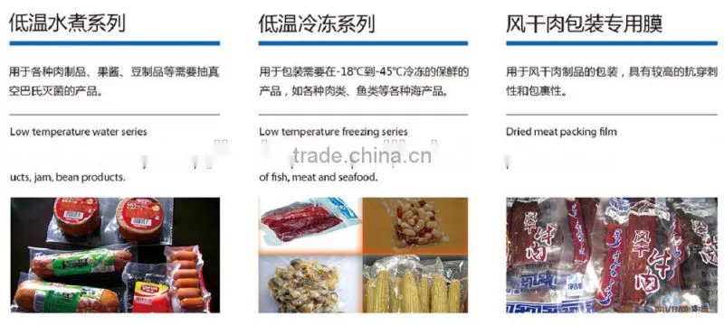 Food packaging multilayer Co-extrusion Film with FDA