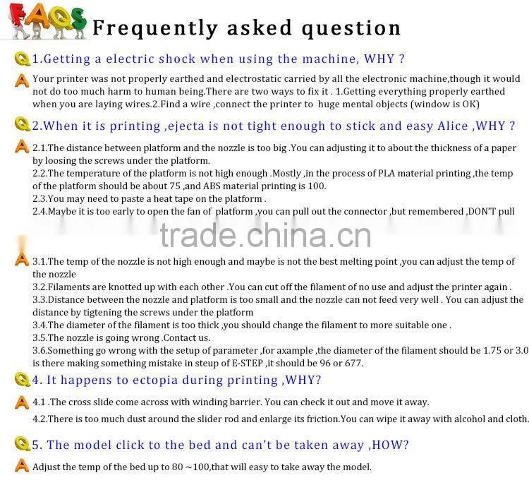 china 3d printer filament pla roll