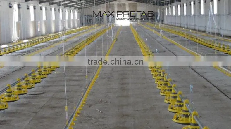 Environmental controlled automatic prefabricated poultry house