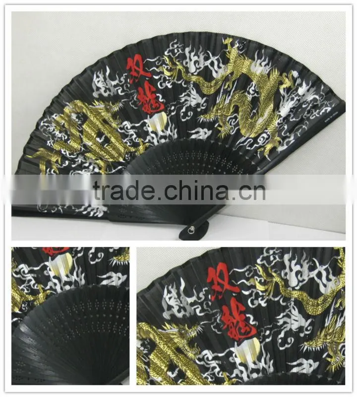 bamboo silk fan with Chinese element