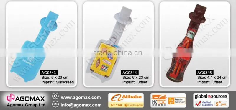 Low cost eco-friendly funny airline custom baggage tag