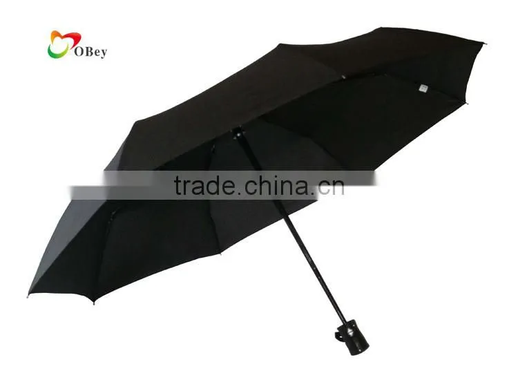 21"*8K Wind-resistant auto open and close 3 folding umbrella