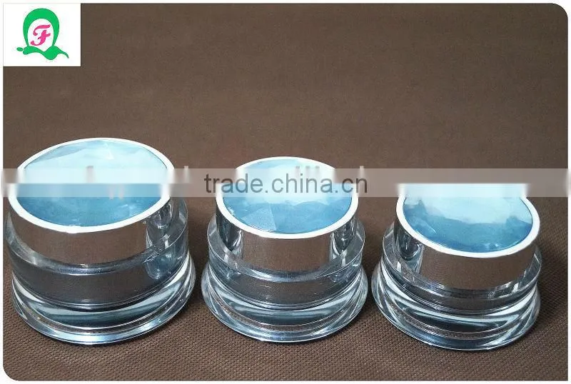 fancy color empty skin care bottles and jars