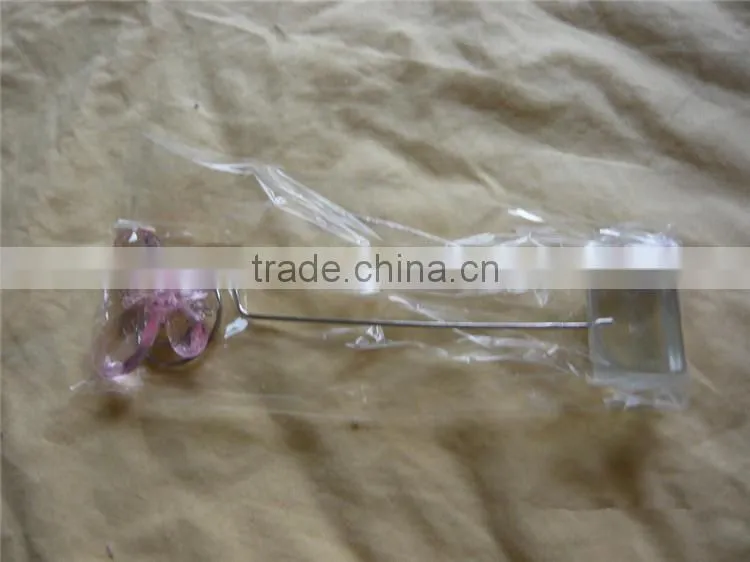 Pink (White) Crystal Butterfly Place Card Holders