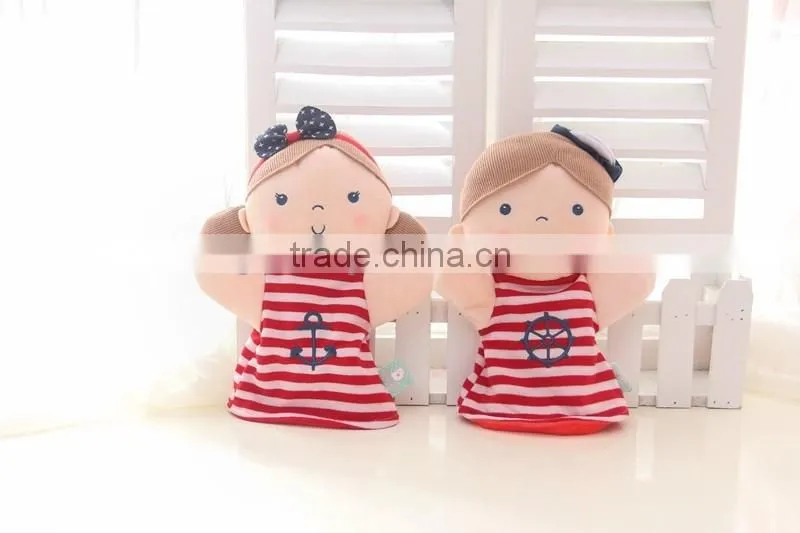 Handmade custom stuffed Panda soft stuffed plush hand puppet,Plush Panda Hand Puppet