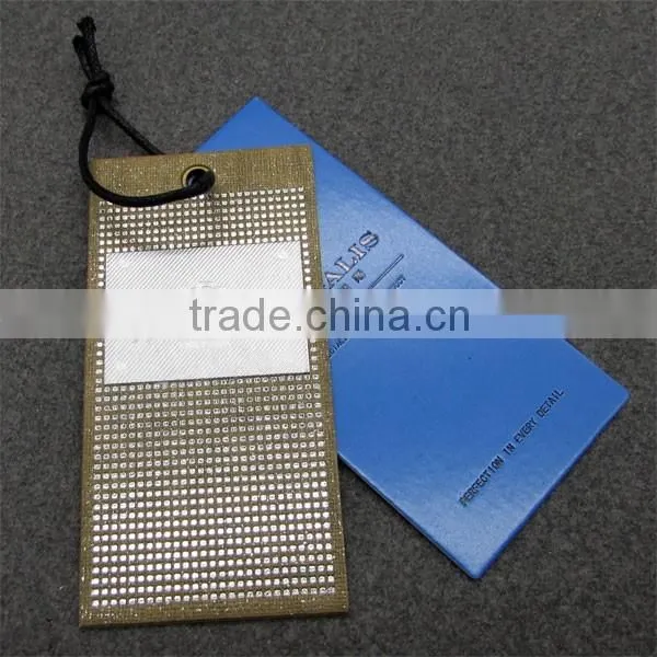 Full Silver Hotstamping Hangtags in Shishi