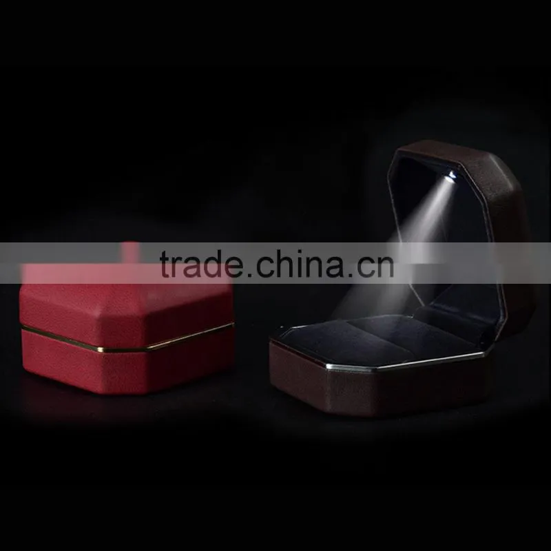 2015 new design solid wooden ring necklace earring box set