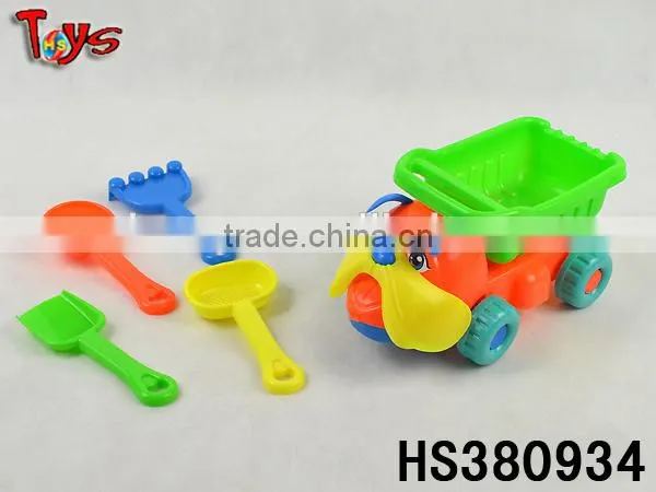 5PCS outdoor game mini sand castle molds toy cartoon car