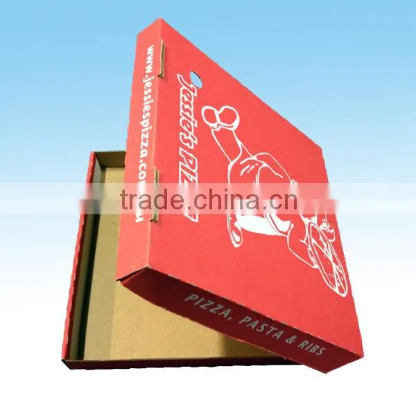 Attractive and designed well kraft pizza box/cheap price and high quality pizza box