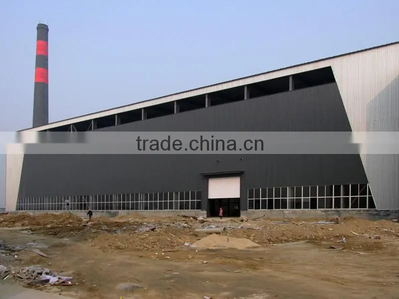 Long life large span of steel structure construction longspan steel structure factory