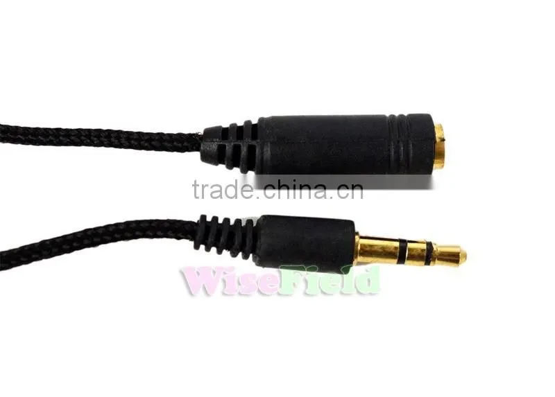 150cm 1.5m 3.5mm Jack Male to Female Aux Cable Cord Stereo Audio for PC iPod MP3