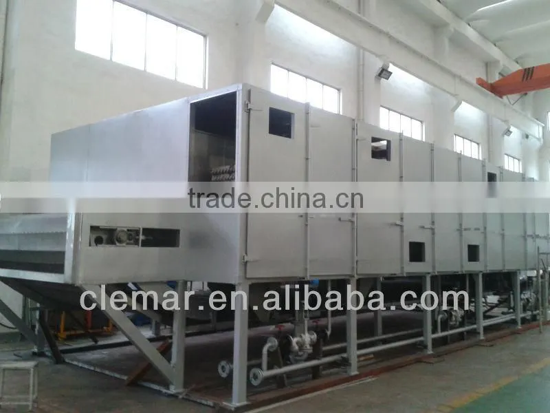 Cooked rice belt dryer / Conveyor belt dryer