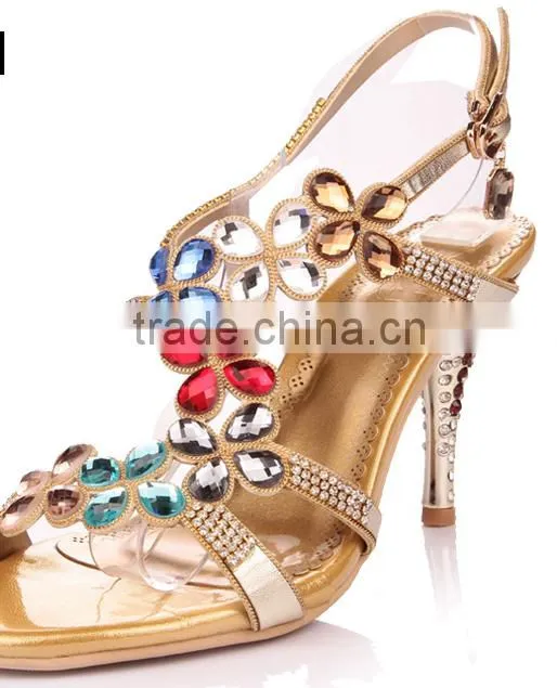 Shoes decorative rhinestone patches wooden beads patches accessory