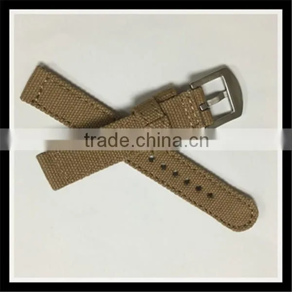 High quality canvas ring 2 parts watch canvas strap