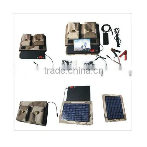 Auto/apple/notebook mobile power 6 W solar lithium ion battery charger 54000MA