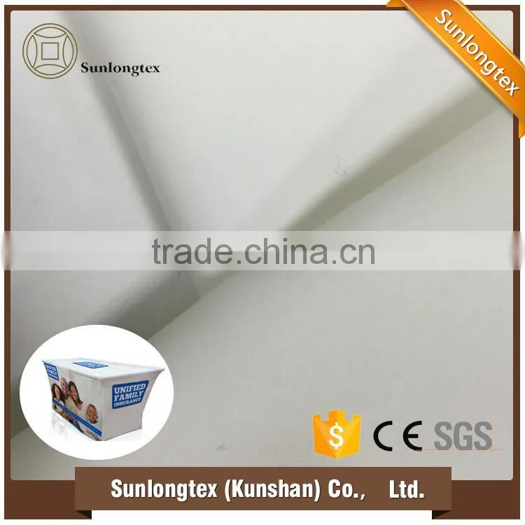 China factory wholesale white plain microfiber fabric novelty products for sell