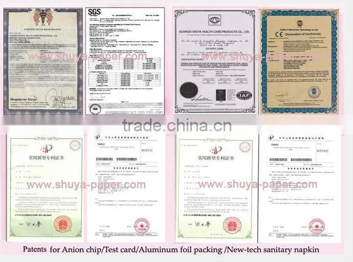 super absorbent mild herbal chip sanitary napkins
