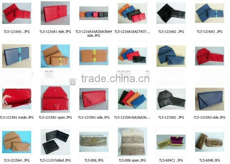 Nice looking cheaper pu leather wallet with credit card pockets