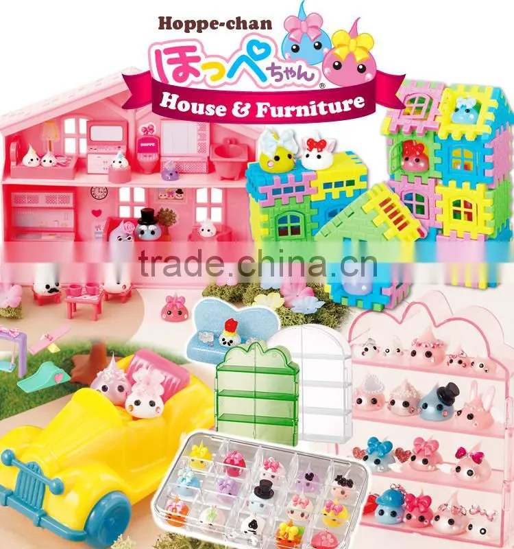 Colorful and Convenient mini house toys Hoppe-chan Toy House Sets with multiple functions