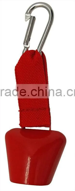 swiss style bell with carabiner ,perfect for mountain bell and bell blings all colors are available (A613)