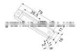 81828907Aluminum alloy auxiliaries-sliding buckle