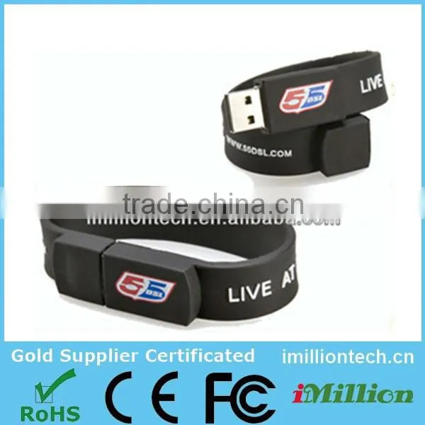 shenzhen alibaba express snap silicone usb bracelet / wristband usb pendrive / colorful wristband usb1gb 2gb 4gb 8gb 16gb
