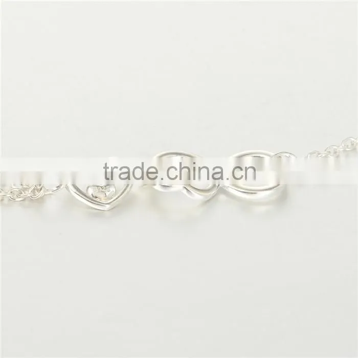 21CM Fashion European Style Custom Infinite Symbol Mark Bracelet