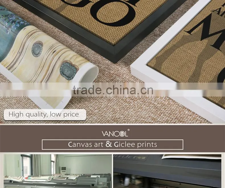 2016 new style popular letter painting with the competive price canvas