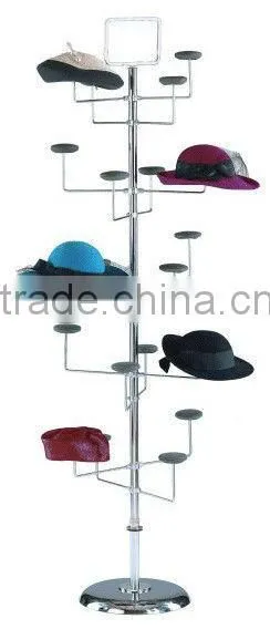 metal iron hat cap hanging display stand HSX-DR0344