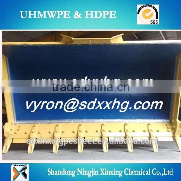 UHMWPE/HDPE engineering plastic bed sheet for truck/non-stick anti-wear liners