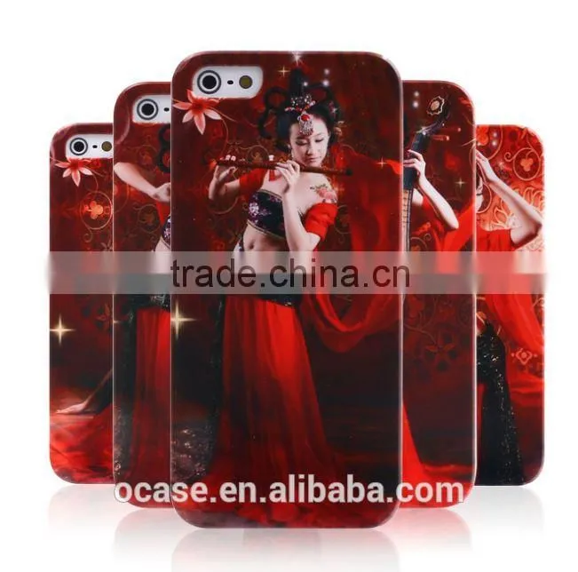 Chinese Style Luxury Sublimation 3D Craft Hard Case For iPhone 6s Cover.