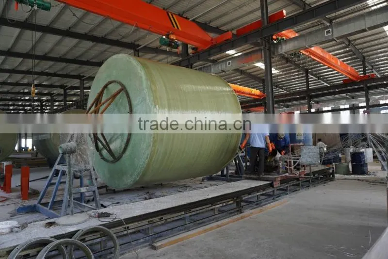 high capacity CNC FRP water tank winding machine for making GRP vessels