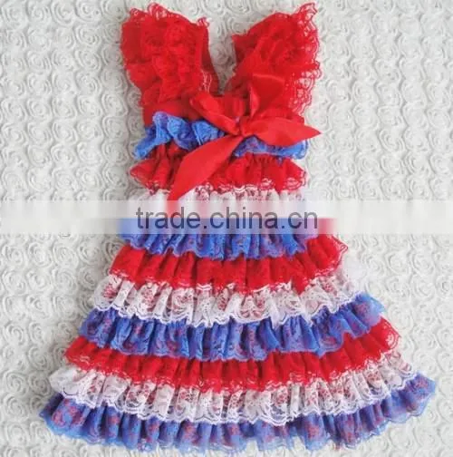 Cheap And Fine Baby Lace Rompers Children Girl Bow Baby Lace Rompers