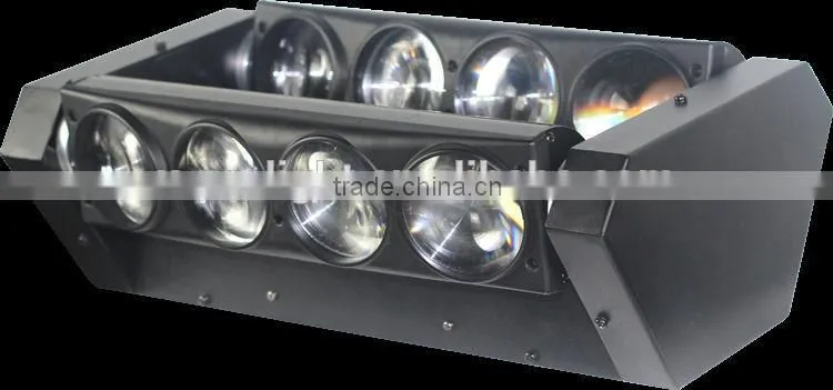 New arrival !!professional led stage light 8pcs RGBW led double row sweeper