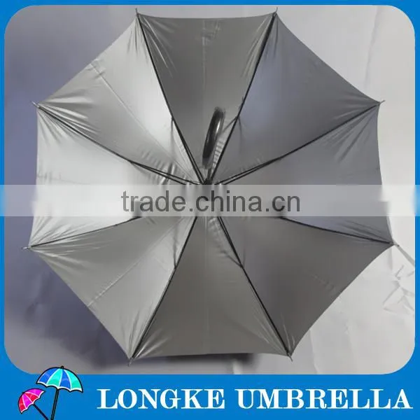 23" black straight umbrella,UV against and with Water Drop Cover