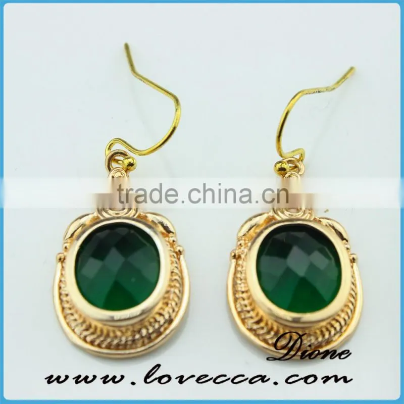 Antique brass gold plating earring jewelry fashion 2016