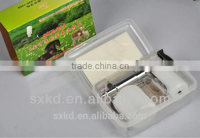 China supplier Veterinary Automatic Syringe, Continuous Injectyor 5ml vaccine syringe injector
