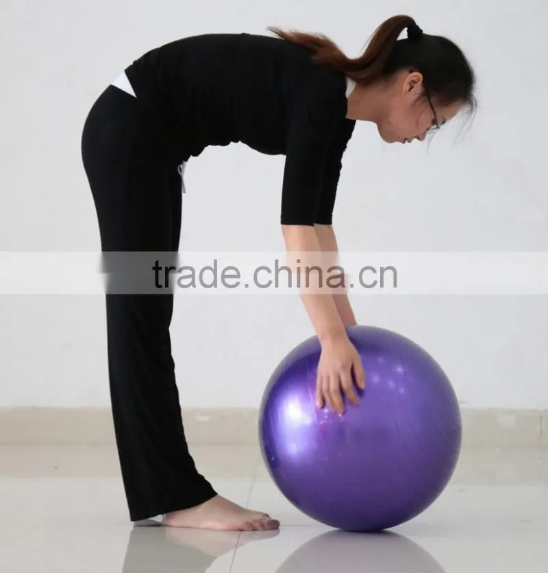 High Quality PVC 65cm Yoga Ball Exercise Fitness Aerobic Ball for GYM Yoga Pilates