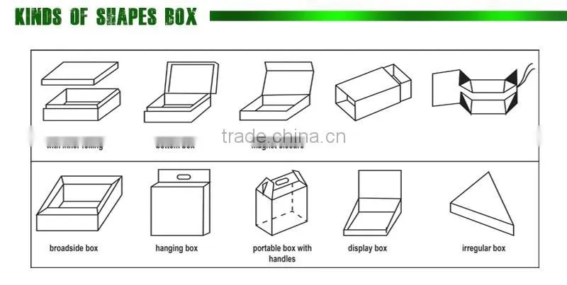 2016 Custom Decorative Cardboard Paper Gift Box