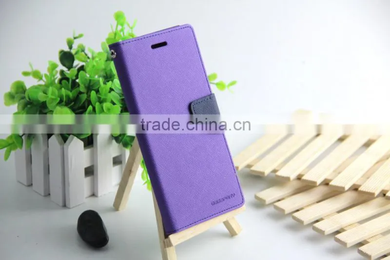 Mercury goospery leather flip case for Note4, Newest Shockproof Credit Card Slots Case for samsung