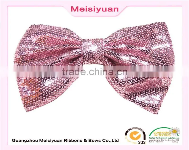 5 inch women double ribbon bow gilrs hair clip satin ribbon bow girl's hairpins headwear accessories