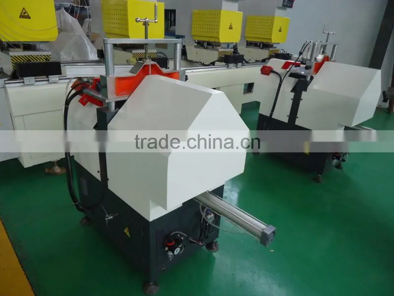 pvc window and door V-shaped saw. pvc Profiles cutting saw upvc Doors and Windows machines