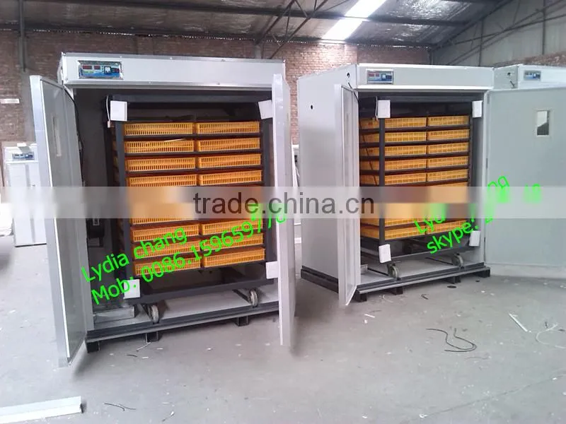 new type 3168 chicken incubator with CE,setter&hatcher combined egg incubator from lydia