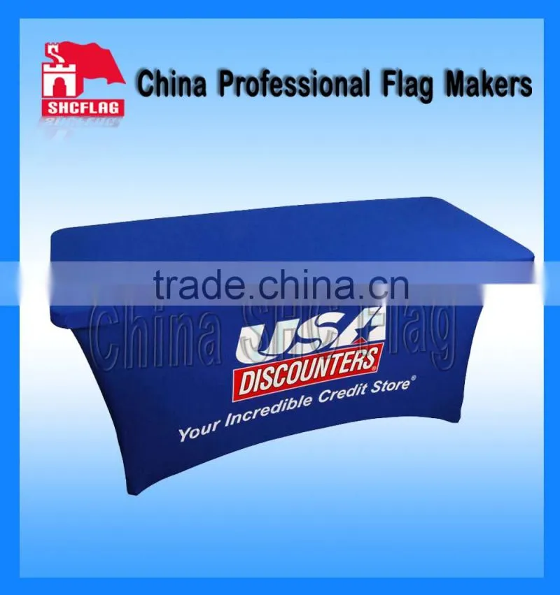 custom spandex table top cover white table cloth table covers advertising